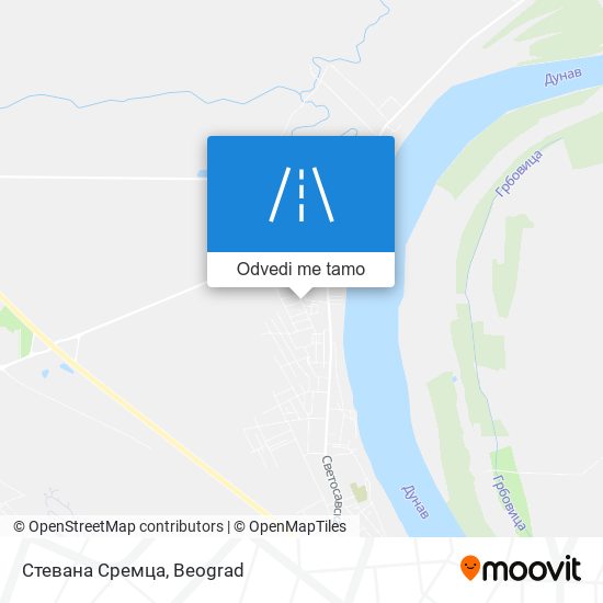 Стевана Сремца mapa