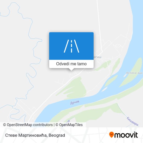 Стеве Мартиновића mapa