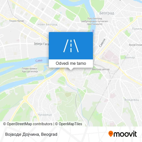 Војводе Дојчина mapa
