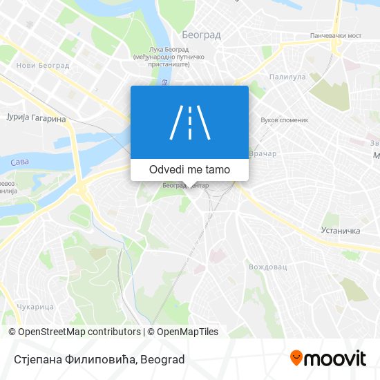 Стјепана Филиповића mapa