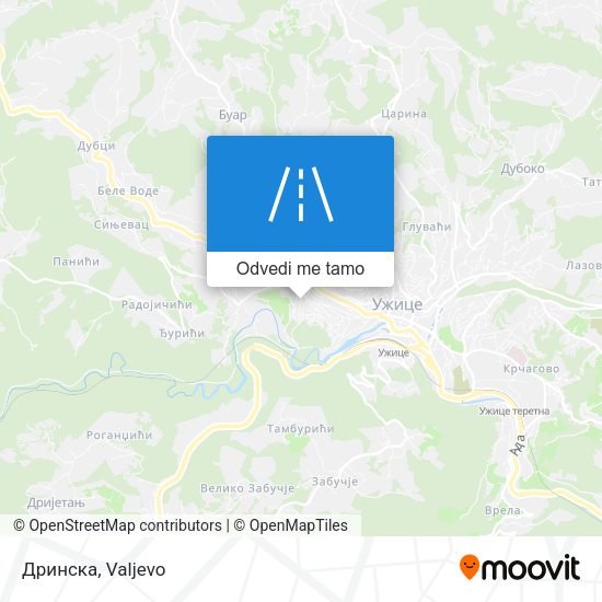 Дринска mapa
