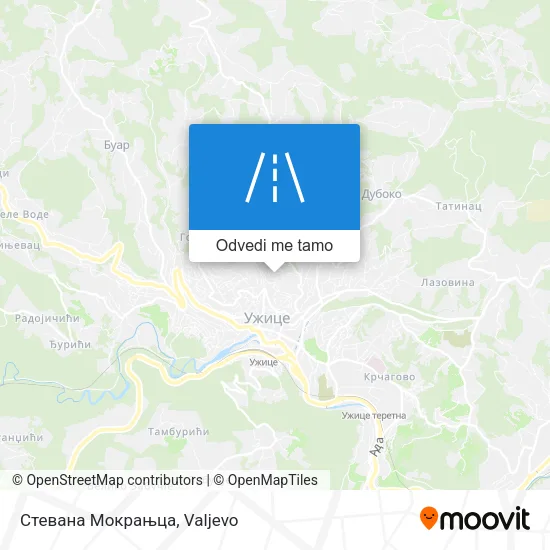 Стевана Мокрањца mapa