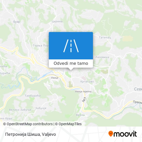 Петронија Шиша mapa