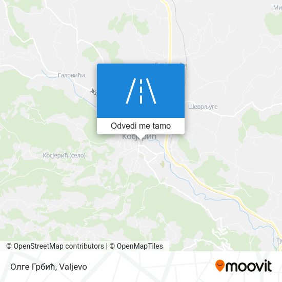Олге Грбић mapa