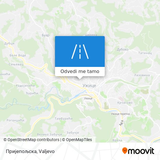 Пријепољска mapa