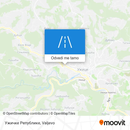 Ужичке Републике mapa