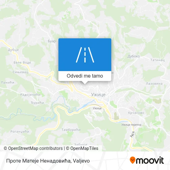 Проте Матеје Ненадовића mapa