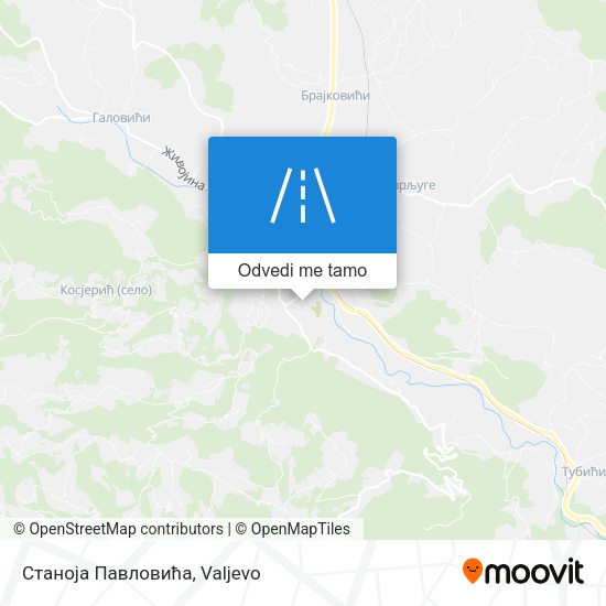 Станоја Павловића mapa