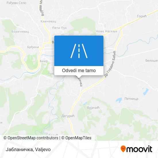 Јабланичка mapa