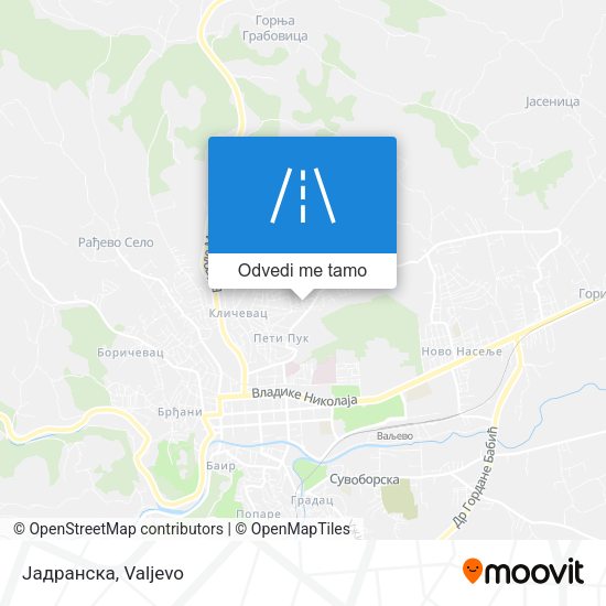 Јадранска mapa