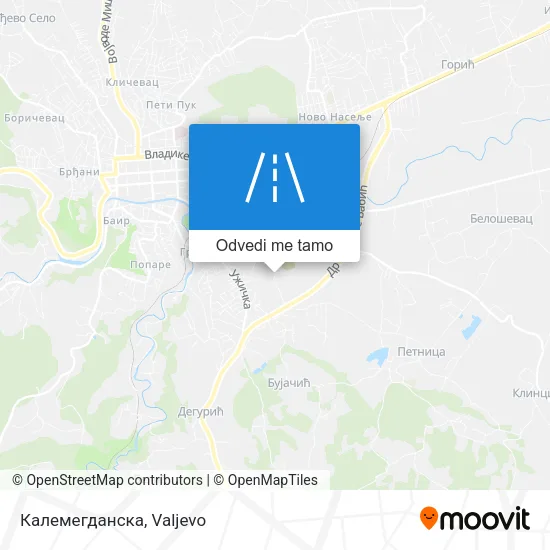 Калемегданска mapa
