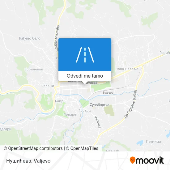 Нушићева mapa
