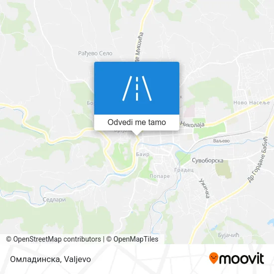 Омладинска mapa