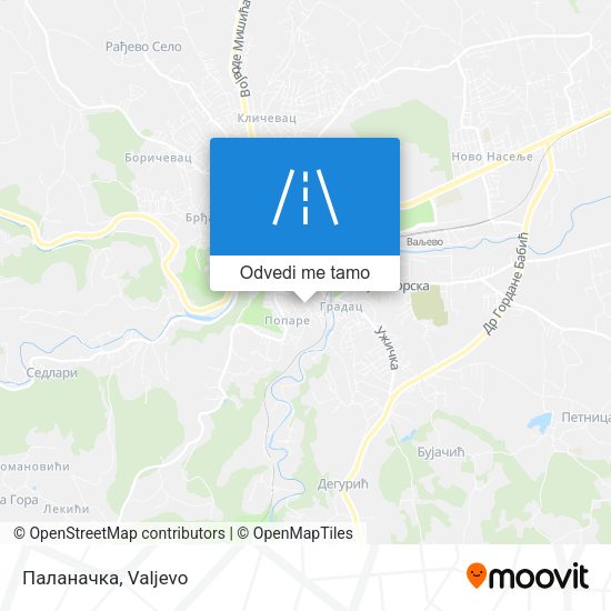 Паланачка mapa