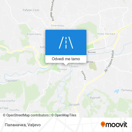 Паланачка mapa