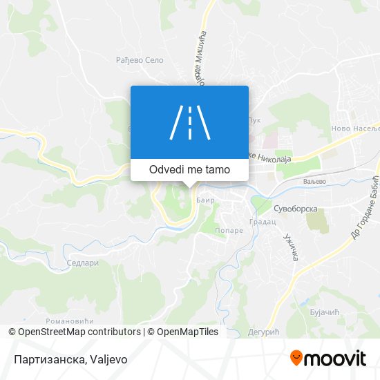 Партизанска mapa