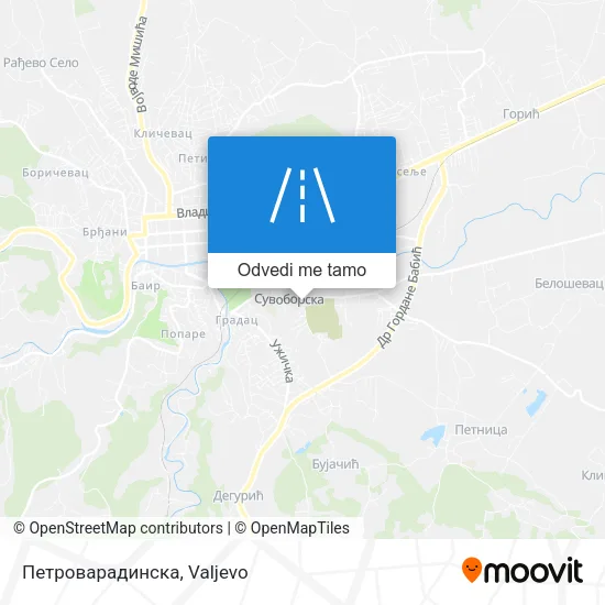 Петроварадинска mapa