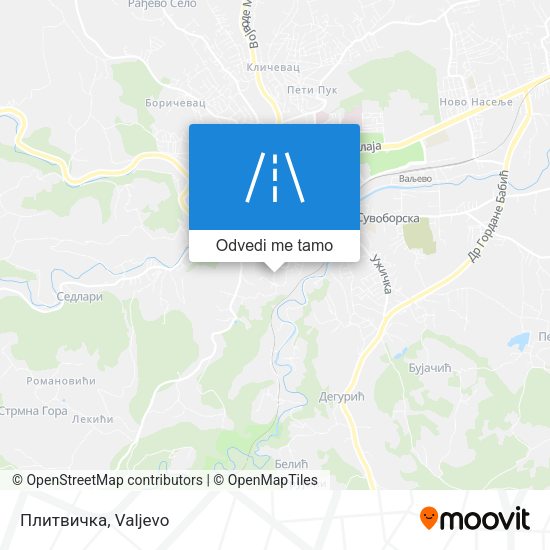 Плитвичка mapa