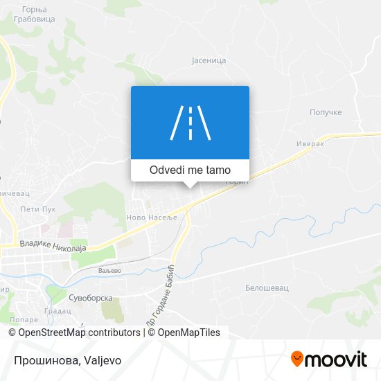 Прошинова mapa