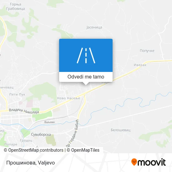 Прошинова mapa
