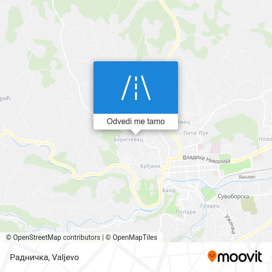 Радничка mapa