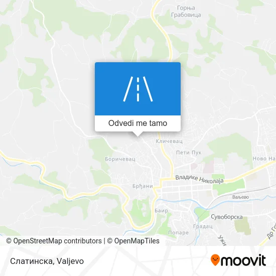Слатинска mapa