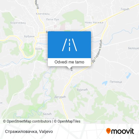 Стражиловачка mapa
