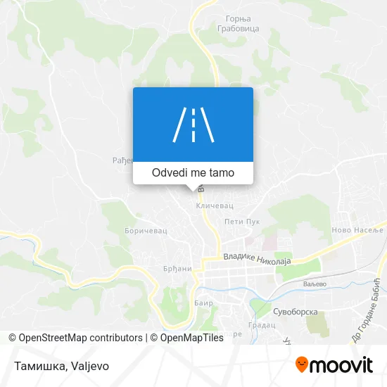 Тамишка mapa