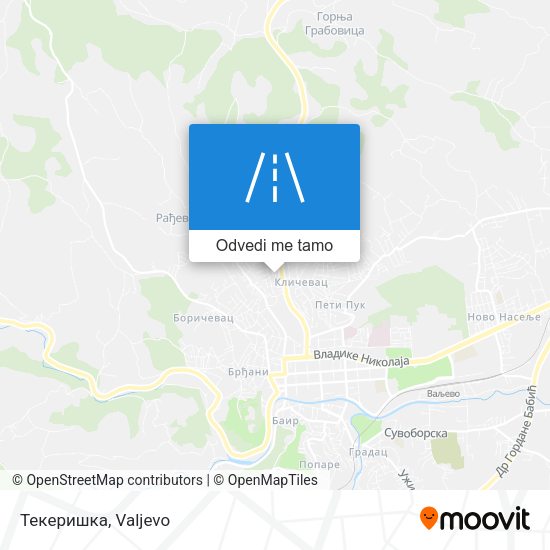 Текеришка mapa