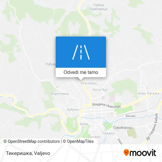 Текеришка mapa