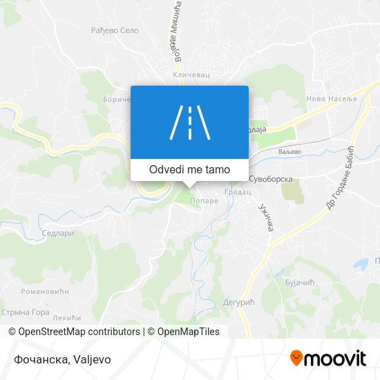 Фочанска mapa