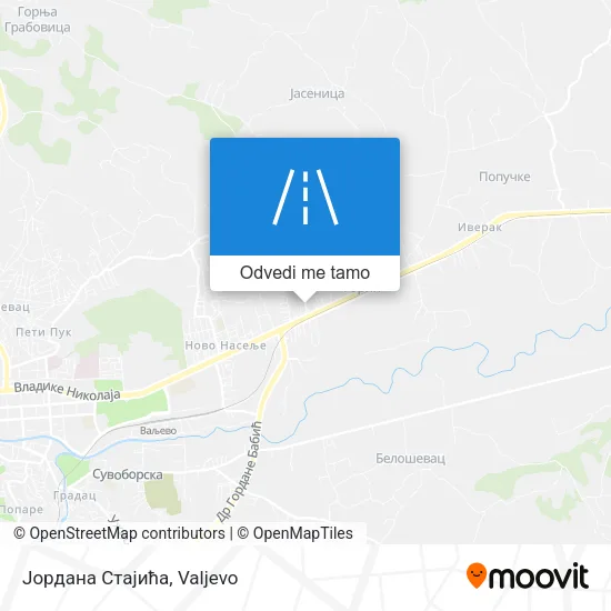 Јордана Стајића mapa