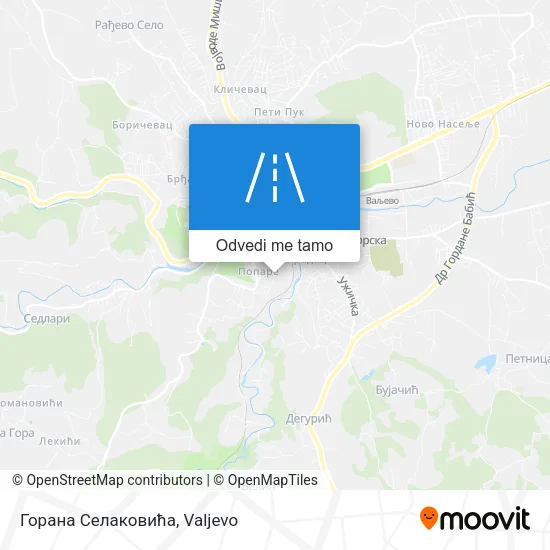Горана Селаковића mapa