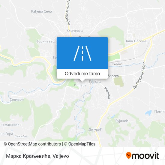 Марка Краљевића mapa
