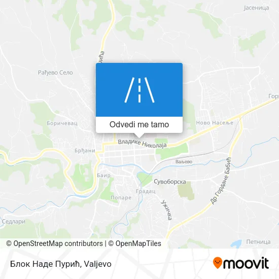 Блок Наде Пурић mapa