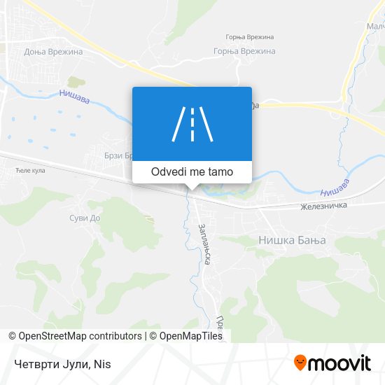 Четврти Јули mapa