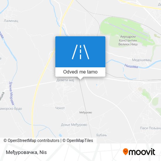 Међуровачка mapa