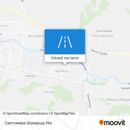 Светомира Шумарца mapa