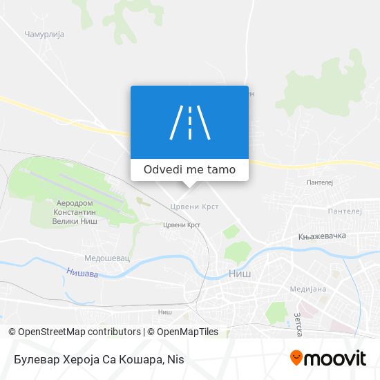 Булевар Хероја Са Кошара mapa