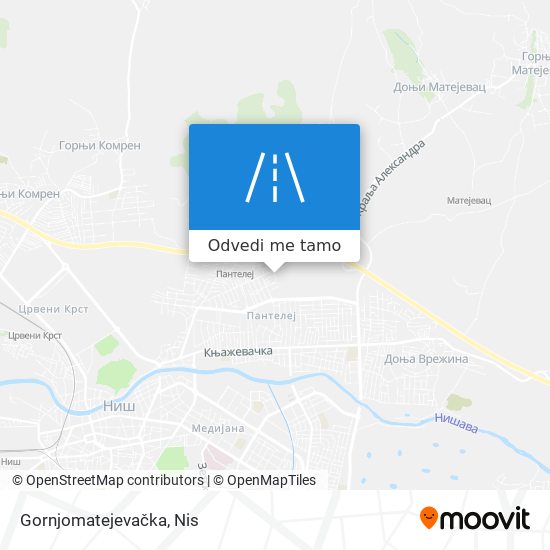 Gornjomatejevačka mapa