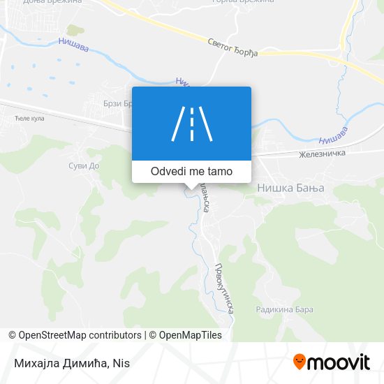 Михајла Димића mapa