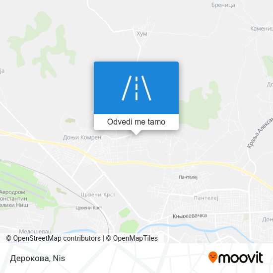 Дерокова mapa