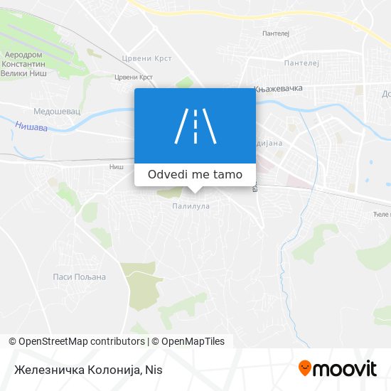 Железничка Колонија mapa