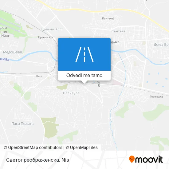 Светопреображенска mapa