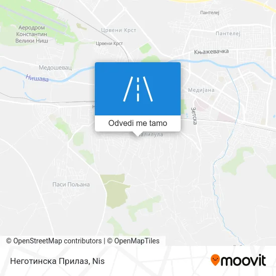 Неготинска Прилаз mapa