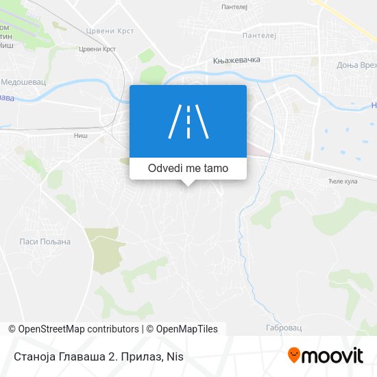 Станоја Главаша 2. Прилаз mapa