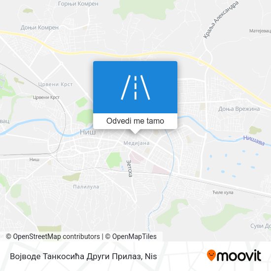 Војводе Танкосића Други Прилаз mapa