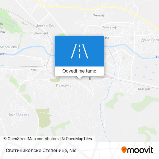 Светиниколске Степенице mapa