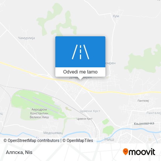 Алпска mapa