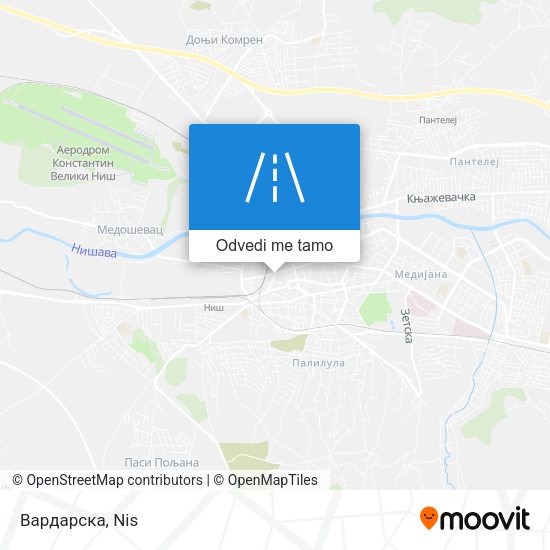 Вардарска mapa